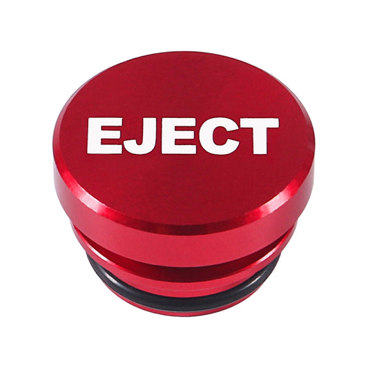 2 PCS Car / Motorcycle EJECT Letter Metal Cigarette Lighter Dust Cover (Red) - Tank Covers by buy2fix | Online Shopping UK | buy2fix