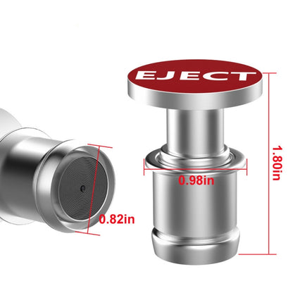 2 PCS 12V Car / Motorcycle EJECT Letter Metal Cigarette Lighter Cigarette Butt - Cigar Socket by buy2fix | Online Shopping UK | buy2fix
