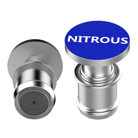 2 PCS 12V Car / Motorcycle NITROUS Letter Metal Cigarette Lighter Cigarette Butt - Cigar Socket by buy2fix | Online Shopping UK | buy2fix