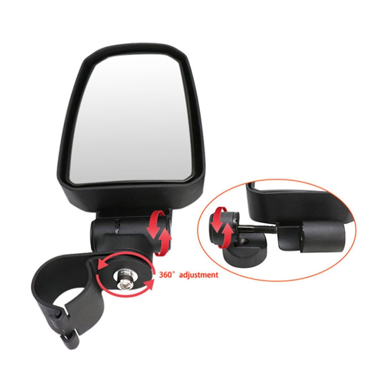 Pair All-terrain Vehicles Wide Field View 2.0 inch Rearview Mirror Side Reflector Mirror for UTV / ATV - Side Mirrors by buy2fix | Online Shopping UK | buy2fix
