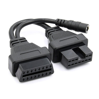 12Pin to 16Pin Car OBD2 Conversion Cable OBDII Diagnostic Adapter Cable for Mitsubishi - Cables & Connectors by buy2fix | Online Shopping UK | buy2fix