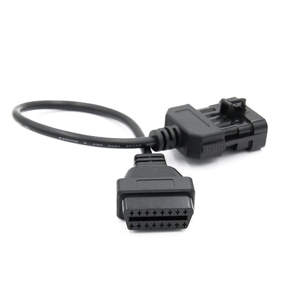 10Pin to 16Pin Car OBD2 Conversion Cable OBDII Diagnostic Adapter Cable for Opel - Cables & Connectors by buy2fix | Online Shopping UK | buy2fix