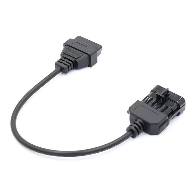 10Pin to 16Pin Car OBD2 Conversion Cable OBDII Diagnostic Adapter Cable for Opel - Cables & Connectors by buy2fix | Online Shopping UK | buy2fix