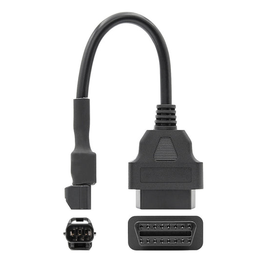 16Pin to 3Pin Motorcycles OBD2 Conversion Cable OBDII Diagnostic Adapter Cable for KYMCO - Cables & Connectors by buy2fix | Online Shopping UK | buy2fix