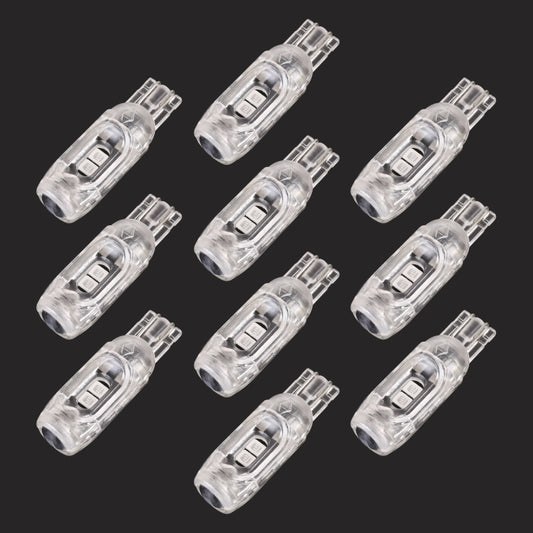 10 PCS T10 DC12V / 1W Car Clearance Light 5LEDs SMD-3030 Lamp Beads (Blue Light) - Clearance Lights by buy2fix | Online Shopping UK | buy2fix