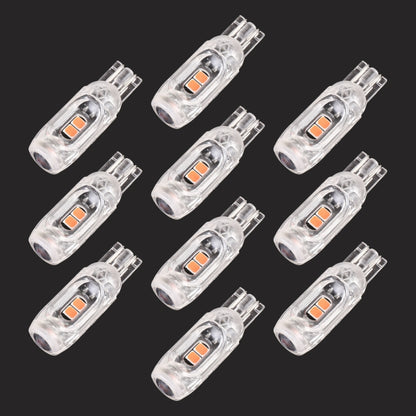 10 PCS T10 DC12V / 1W Car Clearance Light 5LEDs SMD-3030 Lamp Beads (Pink Light) - Clearance Lights by buy2fix | Online Shopping UK | buy2fix