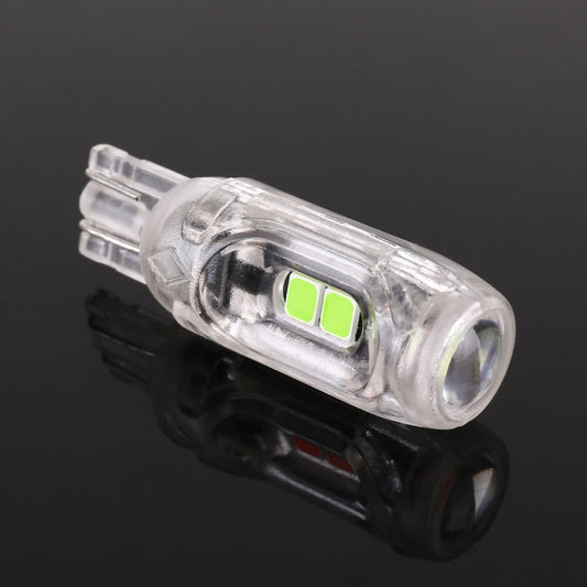 10 PCS T10 DC12V / 1W Car Clearance Light 5LEDs SMD-3030 Lamp Beads (Green Light) - Clearance Lights by buy2fix | Online Shopping UK | buy2fix
