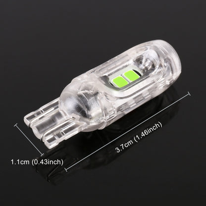 10 PCS T10 DC12V / 1W Car Clearance Light 5LEDs SMD-3030 Lamp Beads (Green Light) - Clearance Lights by buy2fix | Online Shopping UK | buy2fix
