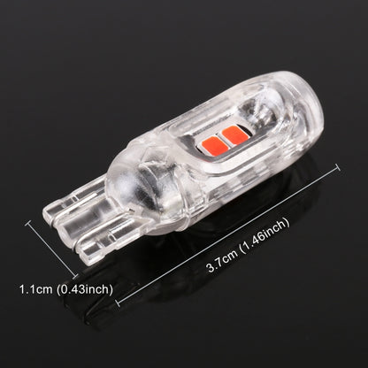 10 PCS T10 DC12V / 1W Car Clearance Light 5LEDs SMD-3030 Lamp Beads (Red Light) - Clearance Lights by buy2fix | Online Shopping UK | buy2fix