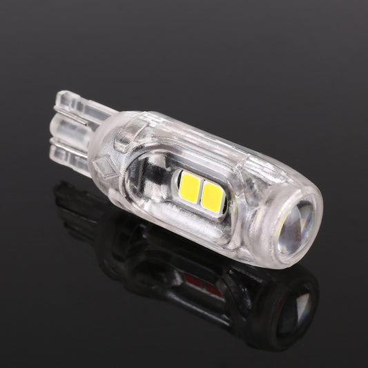10 PCS T10 DC12V / 1W Car Clearance Light 5LEDs SMD-3030 Lamp Beads (White Light) - Clearance Lights by buy2fix | Online Shopping UK | buy2fix