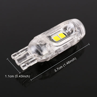 10 PCS T10 DC12V / 1W Car Clearance Light 5LEDs SMD-3030 Lamp Beads (White Light) - Clearance Lights by buy2fix | Online Shopping UK | buy2fix