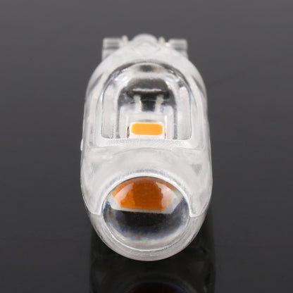 10 PCS T10 DC12V / 1W Car Clearance Light 5LEDs SMD-3030 Lamp Beads (Yellow Light) - Clearance Lights by buy2fix | Online Shopping UK | buy2fix