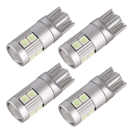 4 PCS T10 DC12V / 2W Car Clearance Light 9LEDs SMD-3030 Lamp Beads (Ice Blue Light) - Clearance Lights by buy2fix | Online Shopping UK | buy2fix