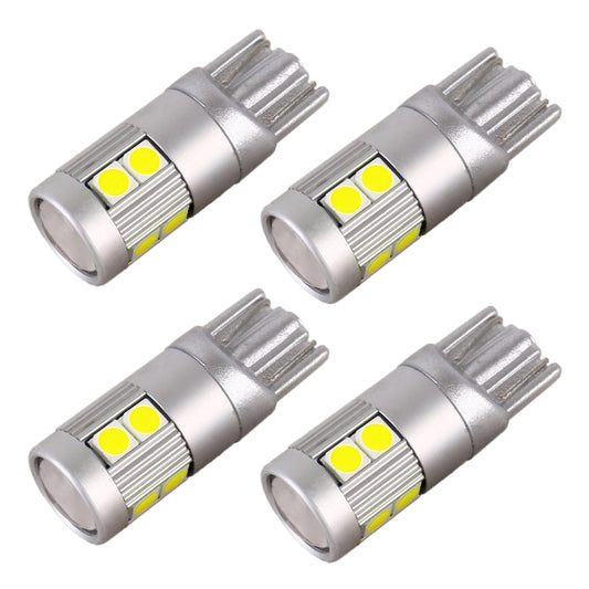 4 PCS T10 DC12V / 2W Car Clearance Light 9LEDs SMD-3030 Lamp Beads (White Light) - Clearance Lights by buy2fix | Online Shopping UK | buy2fix