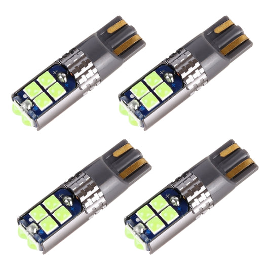 4 PCS T10 DC12V / 2W Car Clearance Light 10LEDs SMD-3030 Lamp Beads (Ice Blue Light) - Clearance Lights by buy2fix | Online Shopping UK | buy2fix
