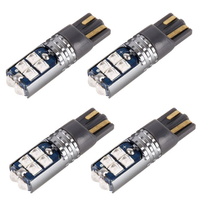4 PCS T10 DC12V / 2W Car Clearance Light 10LEDs SMD-3030 Lamp Beads (Blue Light) - Clearance Lights by buy2fix | Online Shopping UK | buy2fix
