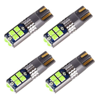 4 PCS T10 DC12V / 2W Car Clearance Light 10LEDs SMD-3030 Lamp Beads (Green Light) - Clearance Lights by buy2fix | Online Shopping UK | buy2fix