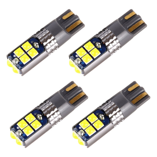 4 PCS T10 DC12V / 2W Car Clearance Light 10LEDs SMD-3030 Lamp Beads (White Light) - Clearance Lights by buy2fix | Online Shopping UK | buy2fix