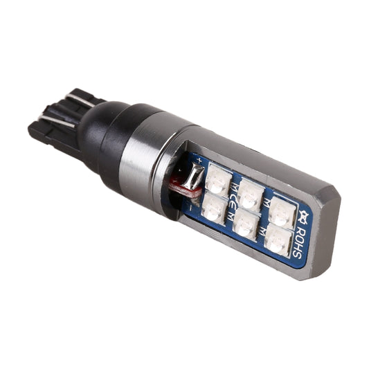 4 PCS T10 DC12V / 4W Car Clearance Light 12LEDs SMD-3030 Lamp Beads (Blue Light) - Clearance Lights by buy2fix | Online Shopping UK | buy2fix