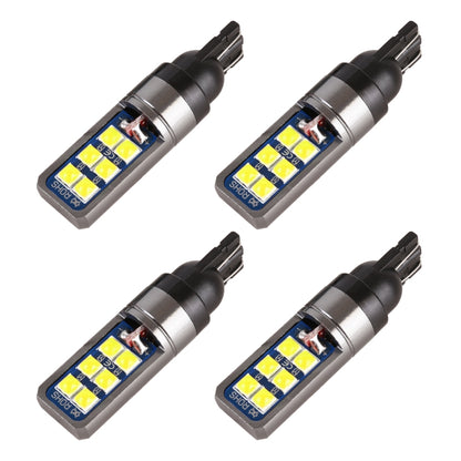 4 PCS T10 DC12V / 4W Car Clearance Light 12LEDs SMD-3030 Lamp Beads (White Light) - Clearance Lights by buy2fix | Online Shopping UK | buy2fix