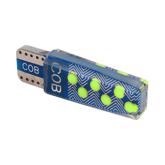 10 PCS T10 DC12V / 1.2W Car Clearance Light 12LEDs COB Lamp Beads (Green Light) - Clearance Lights by buy2fix | Online Shopping UK | buy2fix