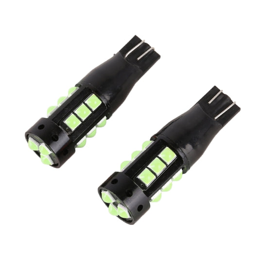 2 PCS T10 DC12V / 6.5W Car Clearance Light 15LEDs SMD-3030 Lamp Beads (Ice Blue Light) - Clearance Lights by buy2fix | Online Shopping UK | buy2fix
