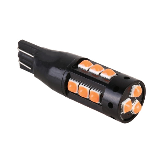 2 PCS T10 DC12V / 6.5W Car Clearance Light 15LEDs SMD-3030 Lamp Beads (Pink Light) - Clearance Lights by buy2fix | Online Shopping UK | buy2fix