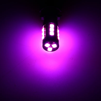 2 PCS T10 DC12V / 6.5W Car Clearance Light 15LEDs SMD-3030 Lamp Beads (Pink Light) - Clearance Lights by buy2fix | Online Shopping UK | buy2fix