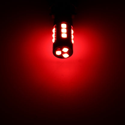 2 PCS T10 DC12V / 6.5W Car Clearance Light 15LEDs SMD-3030 Lamp Beads (Red Light) - Clearance Lights by buy2fix | Online Shopping UK | buy2fix