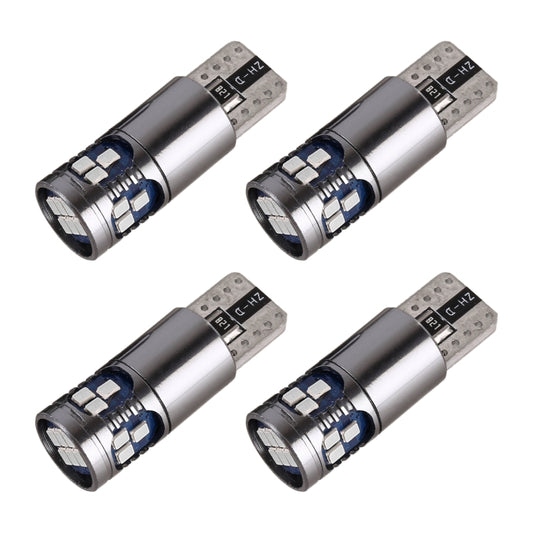 4 PCS T10 DC12V / 2.5W Car Clearance Light 18LEDs SMD-3020 Lamp Beads(Blue Light) - Clearance Lights by buy2fix | Online Shopping UK | buy2fix