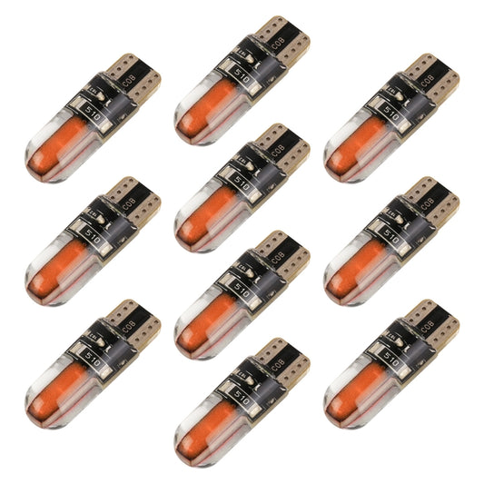 10 PCS T10 DC12V / 1W Car Clearance Light COB Lamp Beads (Pink Light) - Clearance Lights by buy2fix | Online Shopping UK | buy2fix