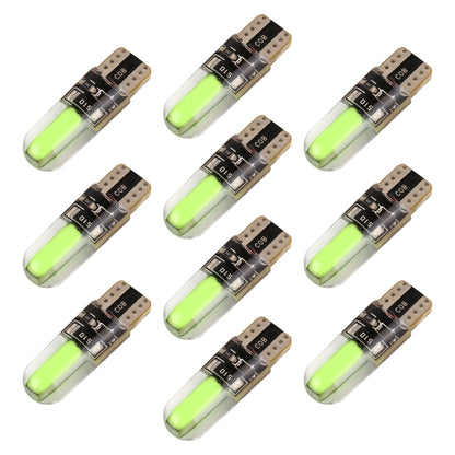 10 PCS T10 DC12V / 1W Car Clearance Light COB Lamp Beads (Green Light) - Clearance Lights by buy2fix | Online Shopping UK | buy2fix