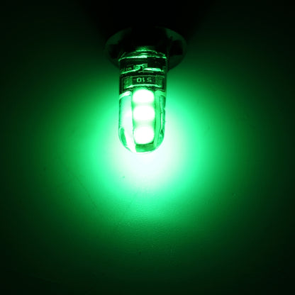 10 PCS T10 DC12V / 1W Car Clearance Light COB Lamp Beads (Green Light) - Clearance Lights by buy2fix | Online Shopping UK | buy2fix