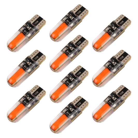 10 PCS T10 DC12V / 1W Car Clearance Light COB Lamp Beads (Red Light) - Clearance Lights by buy2fix | Online Shopping UK | buy2fix