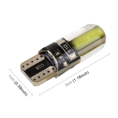 10 PCS T10 DC12V / 1W Car Clearance Light COB Lamp Beads (White Light) - Clearance Lights by buy2fix | Online Shopping UK | buy2fix