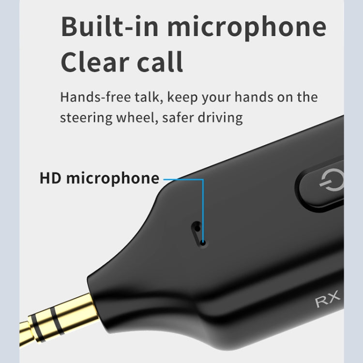 A60 3 in 1 Car Bluetooth Receiver Transmitter 3.5AUX Hands-free Call - Bluetooth Car Kits by buy2fix | Online Shopping UK | buy2fix