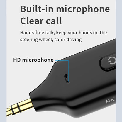 A60 3 in 1 Car Bluetooth Receiver Transmitter 3.5AUX Hands-free Call - Bluetooth Car Kits by buy2fix | Online Shopping UK | buy2fix