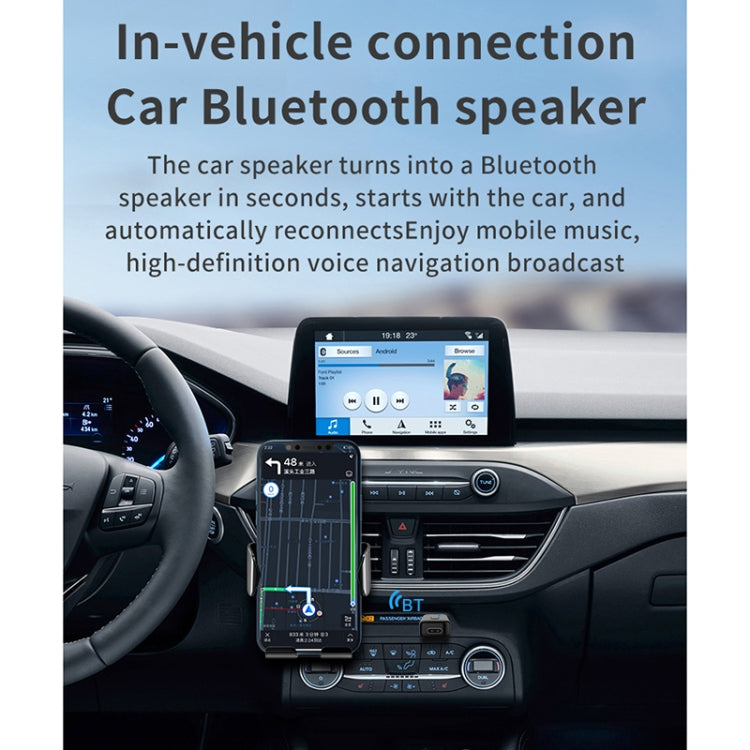 A60 3 in 1 Car Bluetooth Receiver Transmitter 3.5AUX Hands-free Call - Bluetooth Car Kits by buy2fix | Online Shopping UK | buy2fix