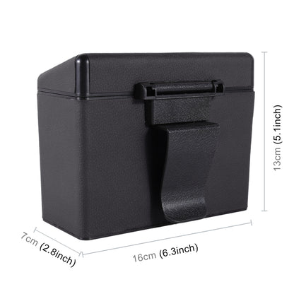 Car Plastic Trash Can Large Capacity Interior Accessories Box (Black) by buy2fix