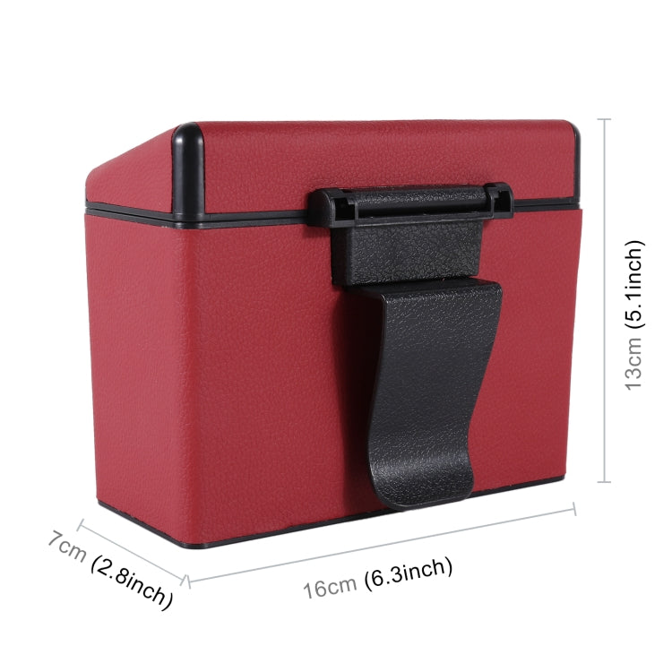 Car Plastic Trash Can Large Capacity Interior Accessories Box (Red) - Stowing Tidying by buy2fix | Online Shopping UK | buy2fix