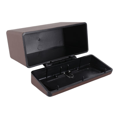 Car Plastic Trash Can Large Capacity Interior Accessories Box (Brown) by buy2fix