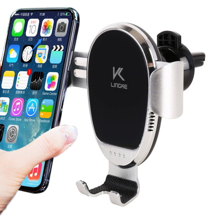 LINGKE Car Air Outlet Snap-in Gravity Mobile Phone Holder by buy2fix