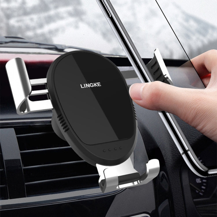 LINGKE Car Air Outlet Snap-in Gravity Mobile Phone Holder by buy2fix