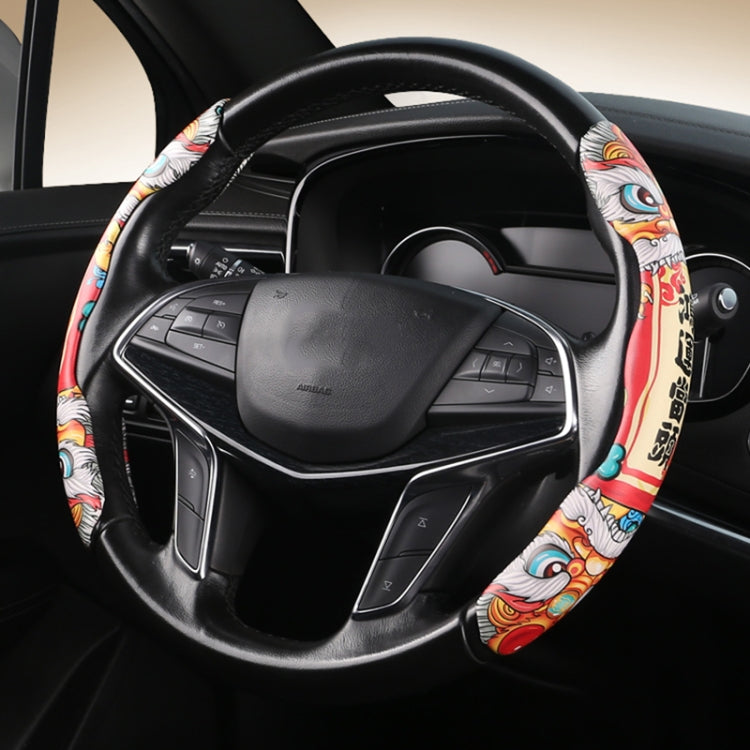 Car Universal China-Chic Relief Steering Wheel Cover (Lucky Strike) - Steering Wheel Accessories by buy2fix | Online Shopping UK | buy2fix