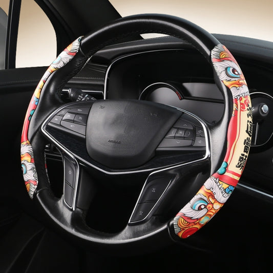 Car Universal China-Chic Relief Steering Wheel Cover (Lucky Strike) - Steering Wheel Accessories by buy2fix | Online Shopping UK | buy2fix