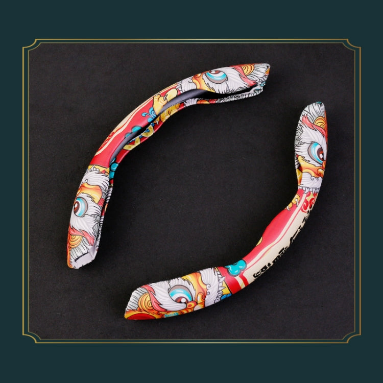 Car Universal China-Chic Relief Steering Wheel Cover (Lucky Strike) - Steering Wheel Accessories by buy2fix | Online Shopping UK | buy2fix