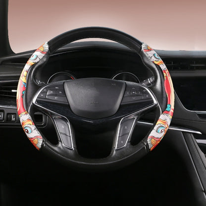 Car Universal China-Chic Relief Steering Wheel Cover (Lucky Strike) - Steering Wheel Accessories by buy2fix | Online Shopping UK | buy2fix