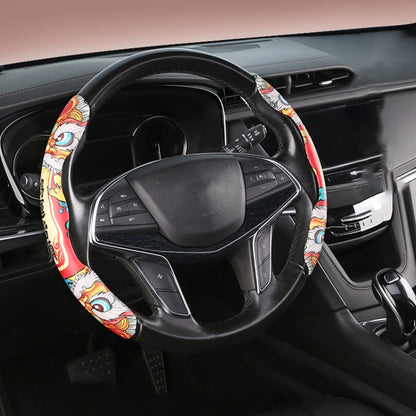 Car Universal China-Chic Relief Steering Wheel Cover (Lucky Strike) - Steering Wheel Accessories by buy2fix | Online Shopping UK | buy2fix