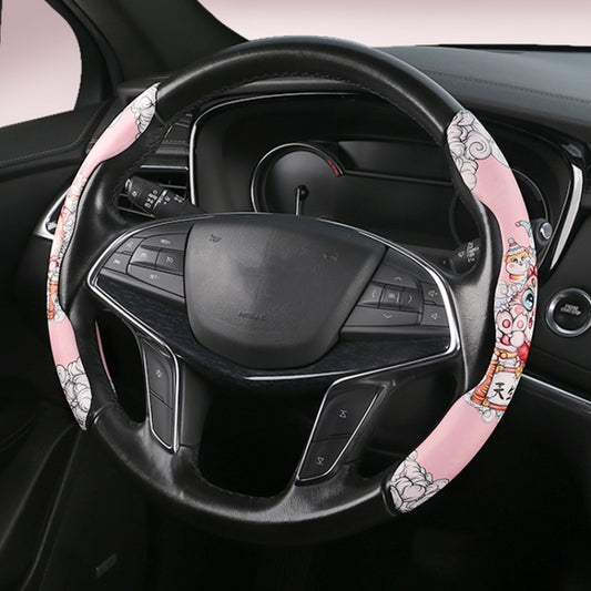 Car Universal China-Chic Relief Steering Wheel Cover (A Born Beauty) - Steering Wheel Accessories by buy2fix | Online Shopping UK | buy2fix