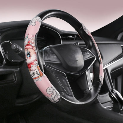 Car Universal China-Chic Relief Steering Wheel Cover (A Born Beauty) - Steering Wheel Accessories by buy2fix | Online Shopping UK | buy2fix